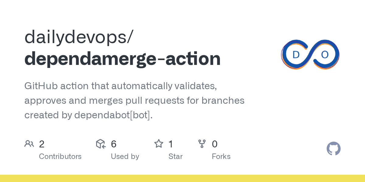 GitHub action that automatically validates, approves, and merges pull requests for branches created by dependabot[bot]
